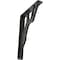 Ekena Millwork Damon Wrought Iron Bracket, (Single center brace), Antiqued Silver 1 1/2"W x 7 1/2"D x 10"H BKTM01X07X10SDAASV - alternate 1